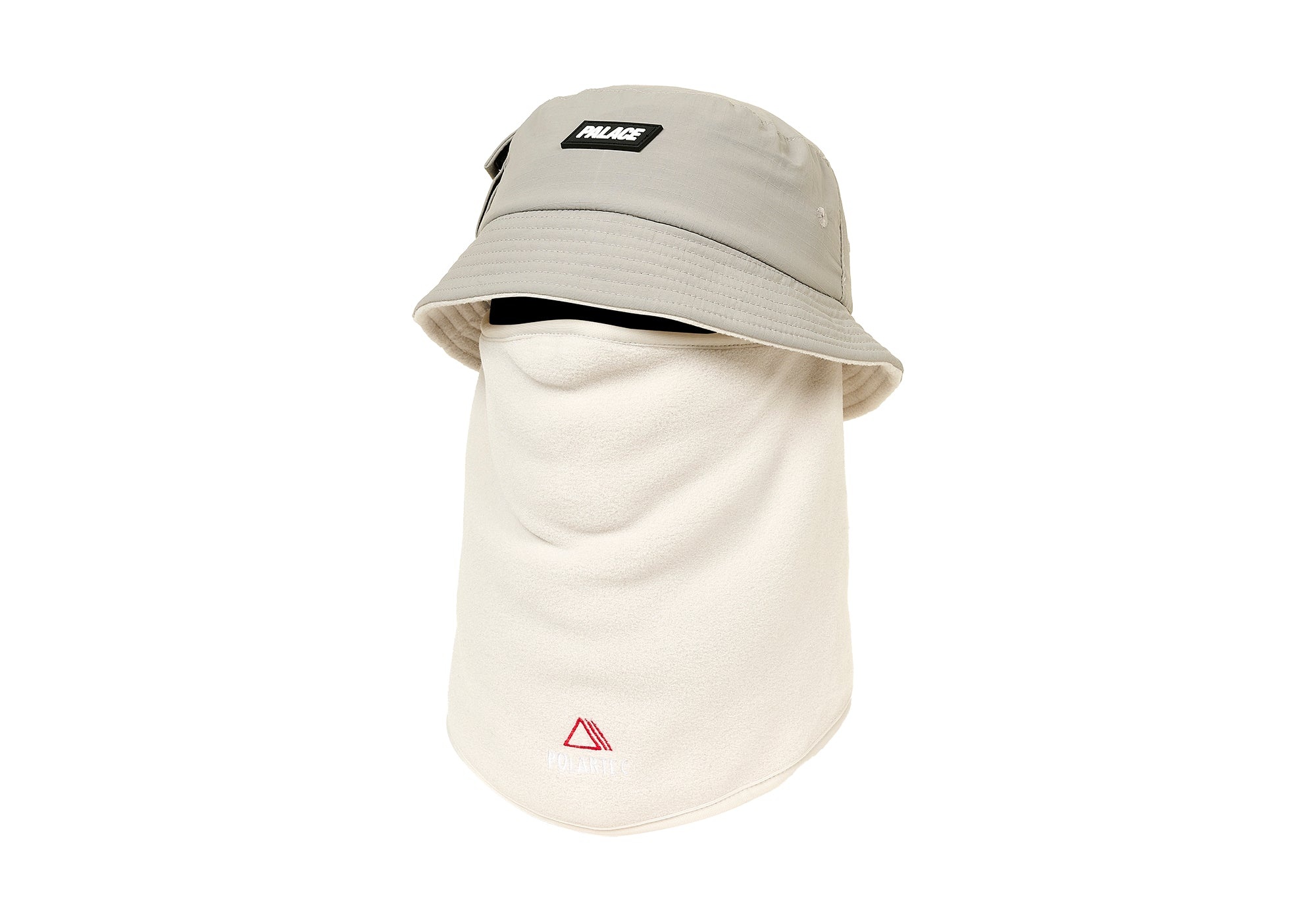 PALACE POLARTEC CORDURA MASK BUCKET GREY | REVERSIBLE