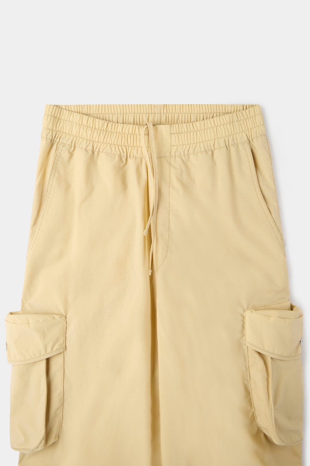 ELASTIC CARGO PANTS / beige - 4