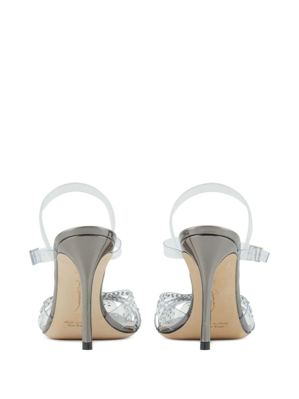 rhinestone-embellished sandals - 3