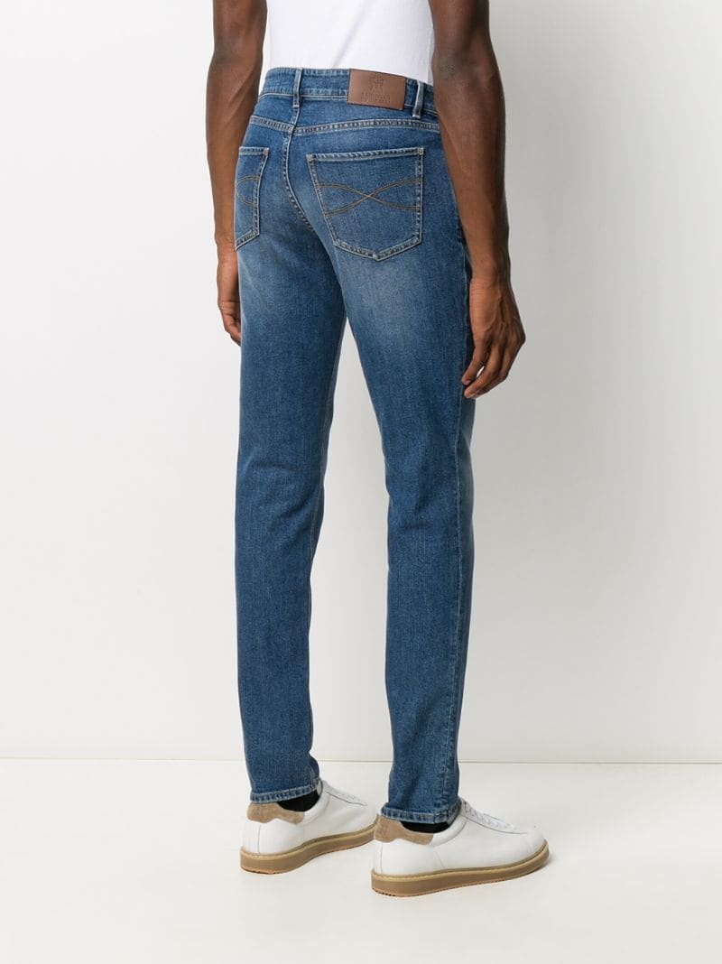 mid-rise slim-fit jeans - 7