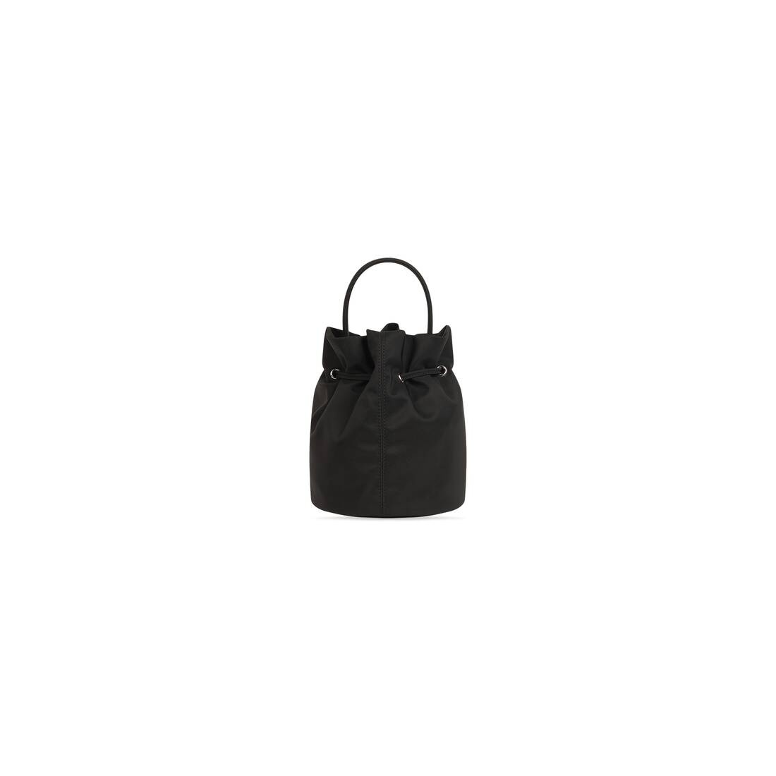 Balenciaga Wheel Xs Logo-Embroidered Bucket Bag