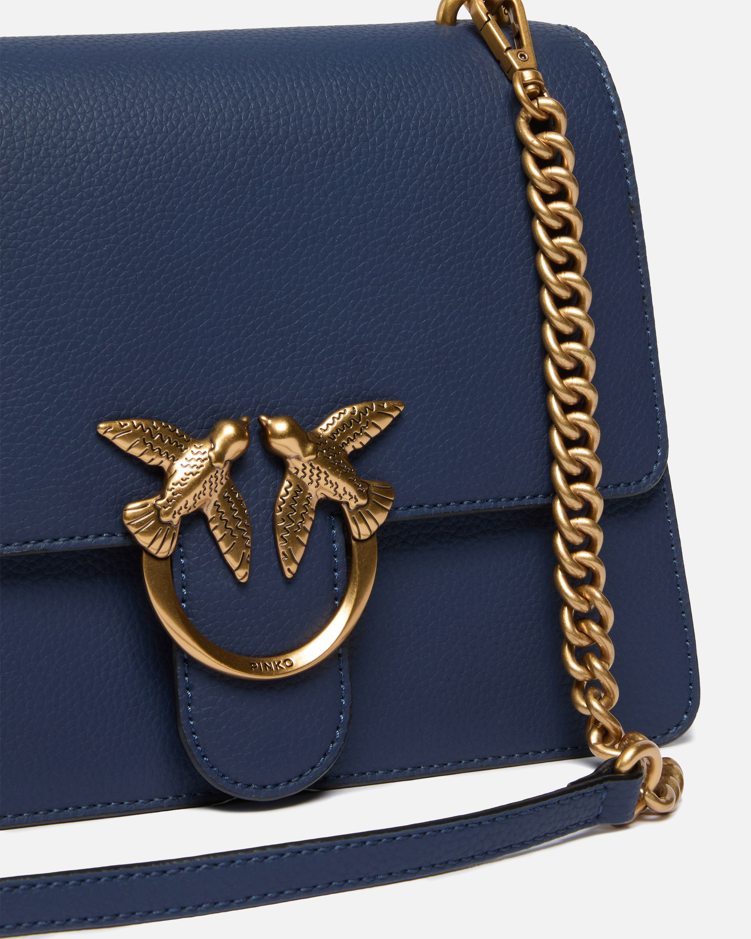 MEDIUM LOVE BAG TOP HANDLE LIGHT HANDBAG IN GRAINED LEATHER - 3