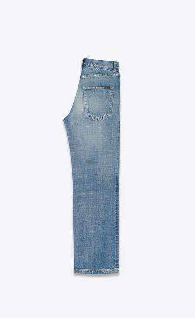 SAINT LAURENT serge jeans in '70s serge blue denim outlook
