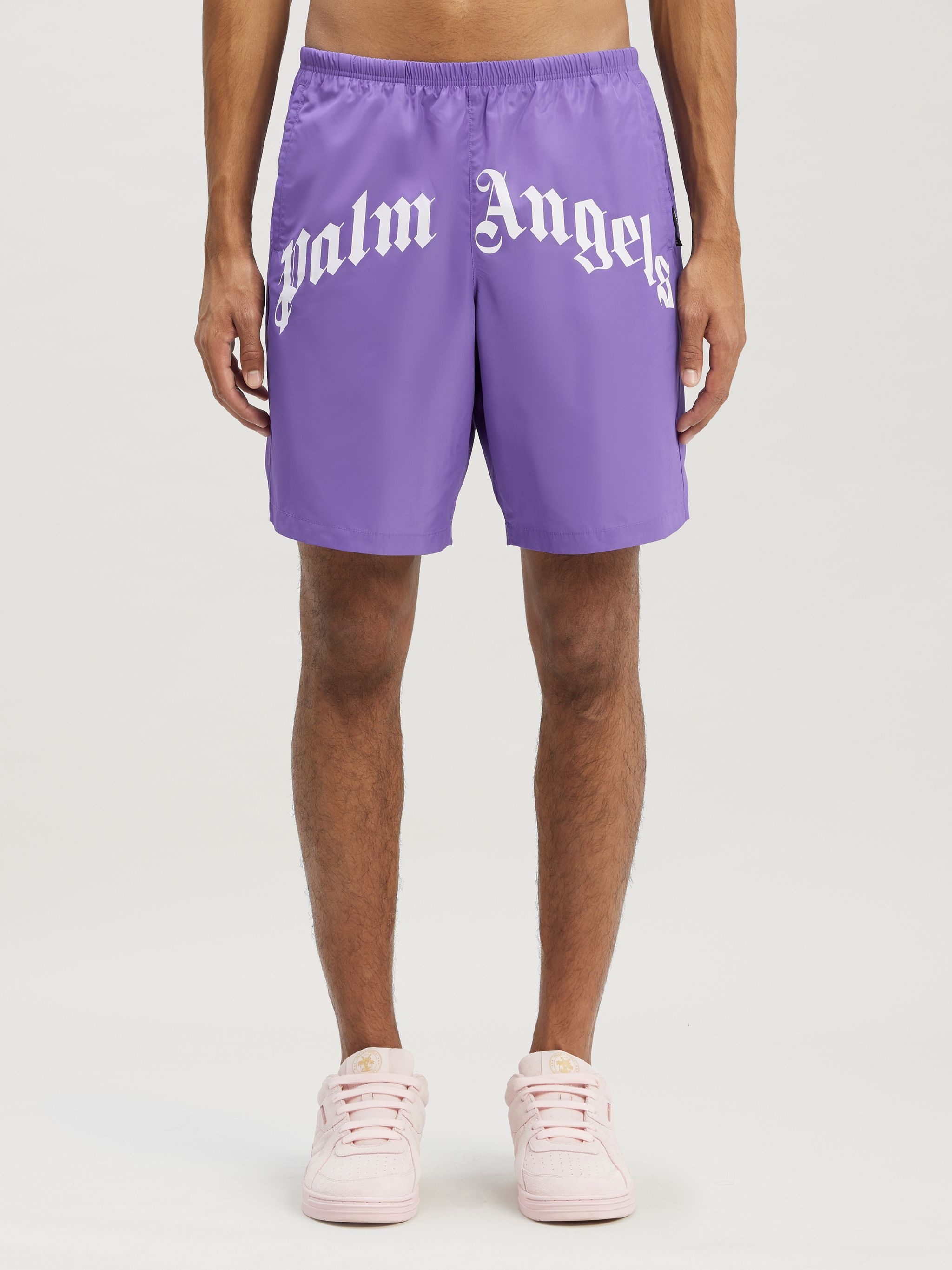 Curved Logo Swim Short - 3