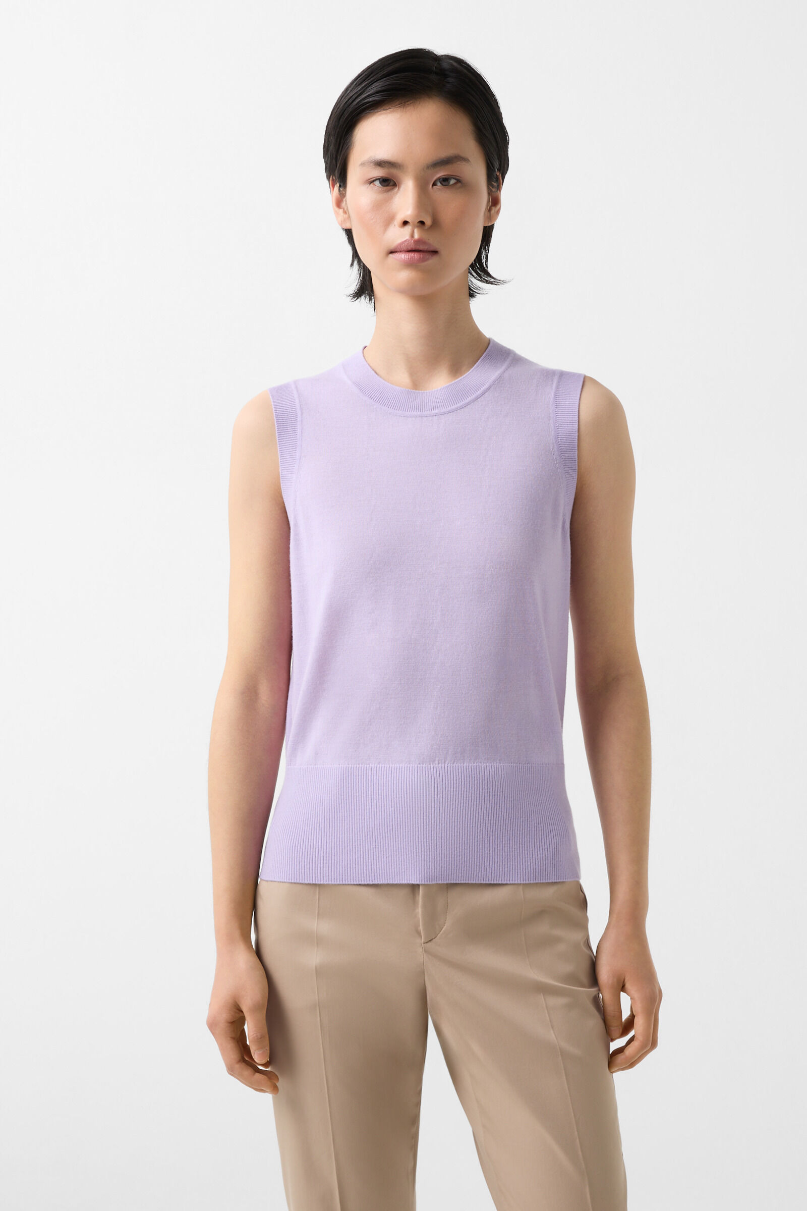 Knitted top Isola in Lilac - 2