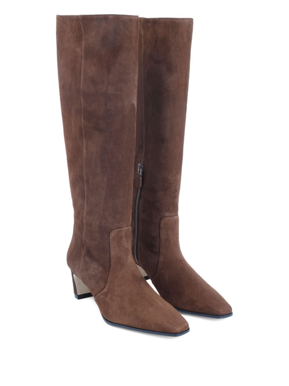 50mm suede knee-high boots - 2