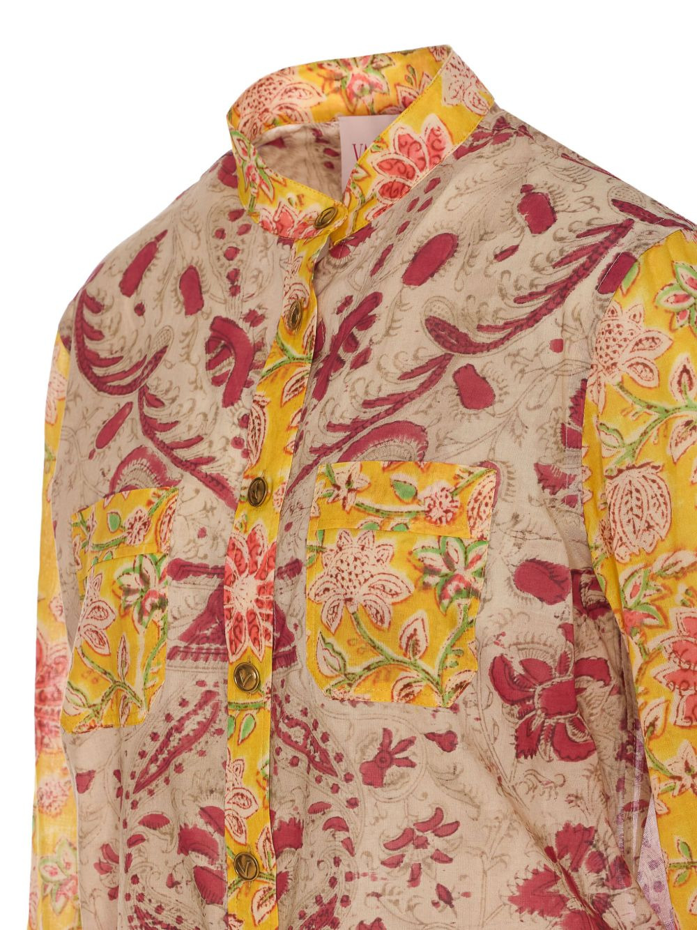 floral-print shirt - 3