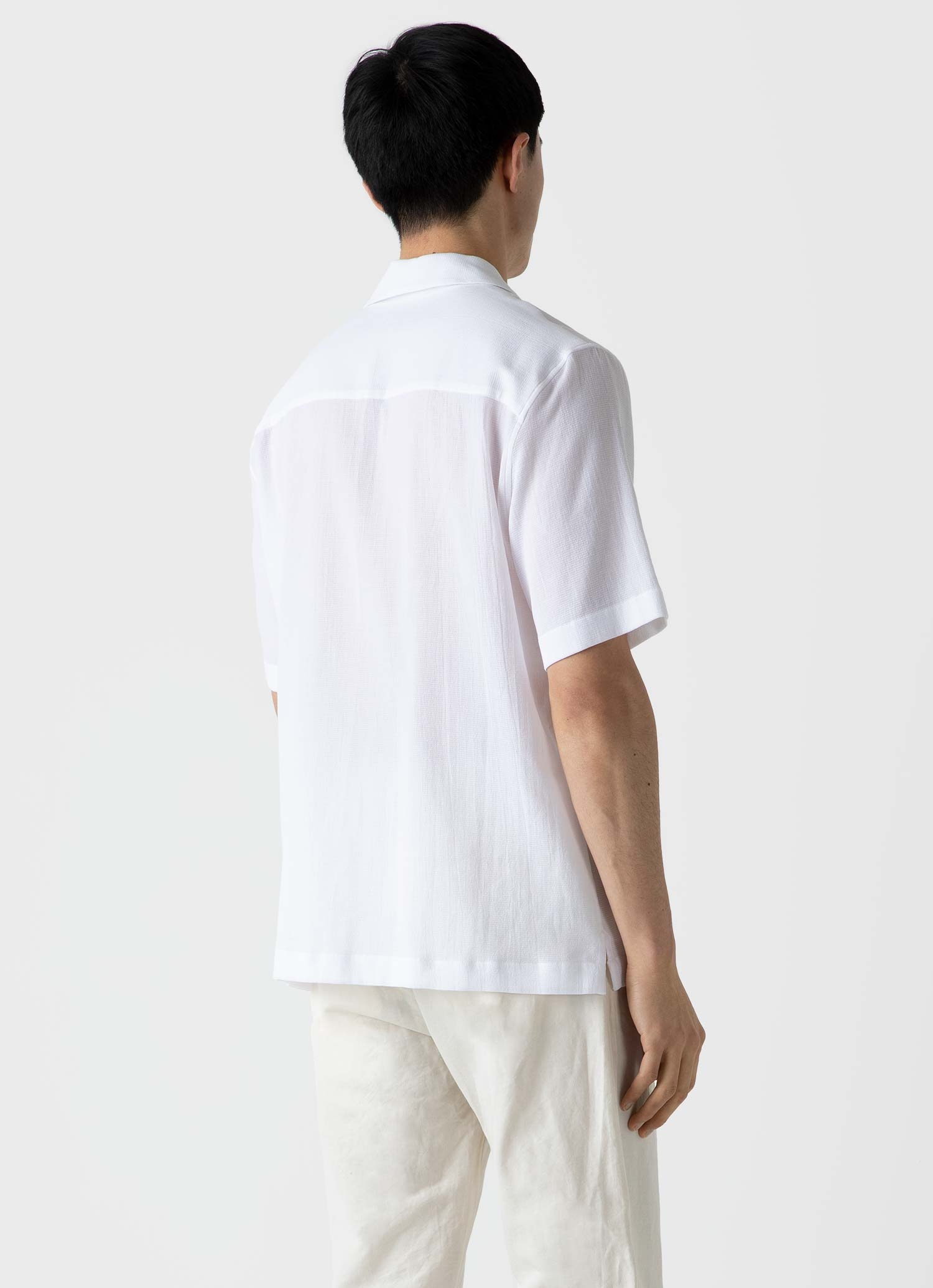 Waffle Camp Collar Shirt - 4