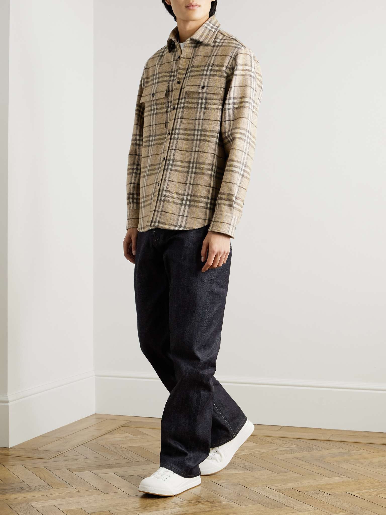 Checked Wool-Flannel Shirt - 2