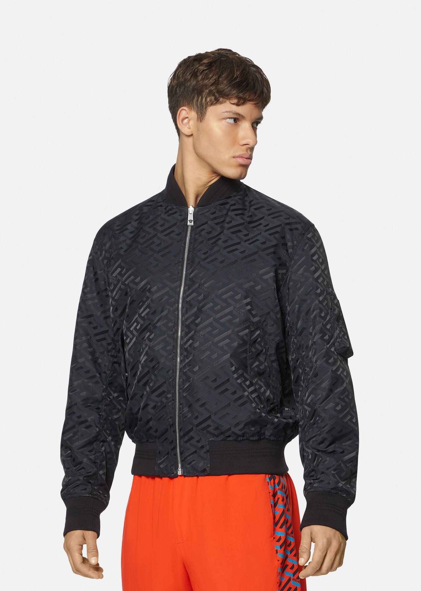 Versace La Greca Reversible Bomber Jacket - Farfetch