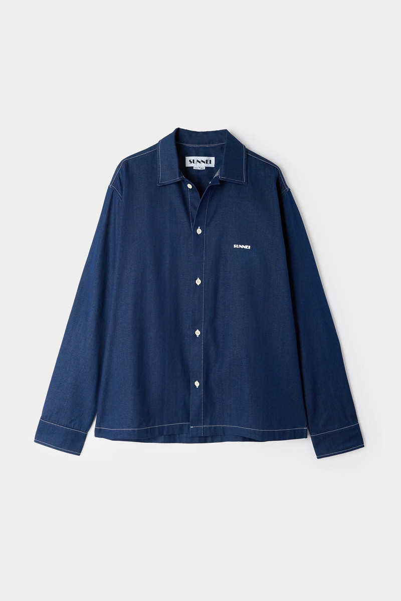 REGULAR SHIRT / blue 1