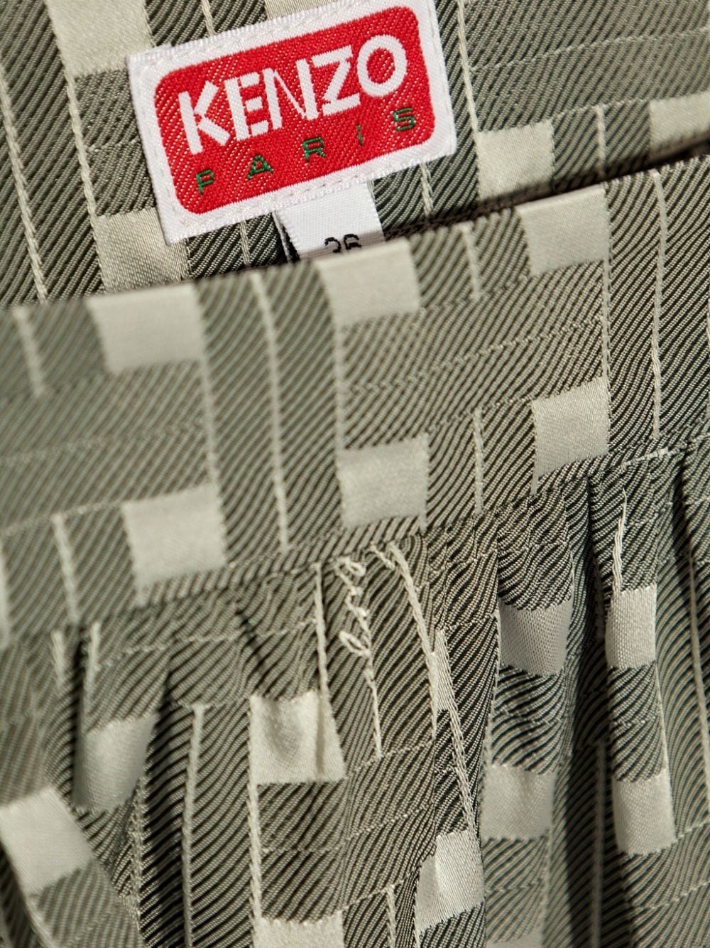 plaid-print mini skirt - 5