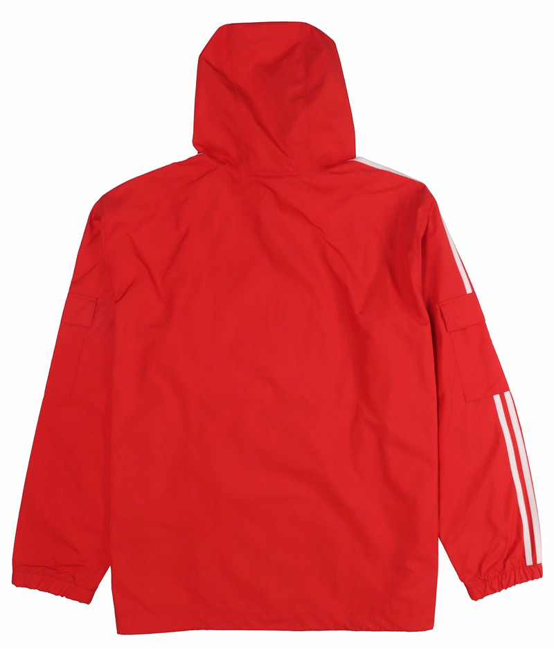 adidas adidas originals 3-stripes Wb Fz Casual Sports Stand Collar Jacket Red GN3473 outlook
