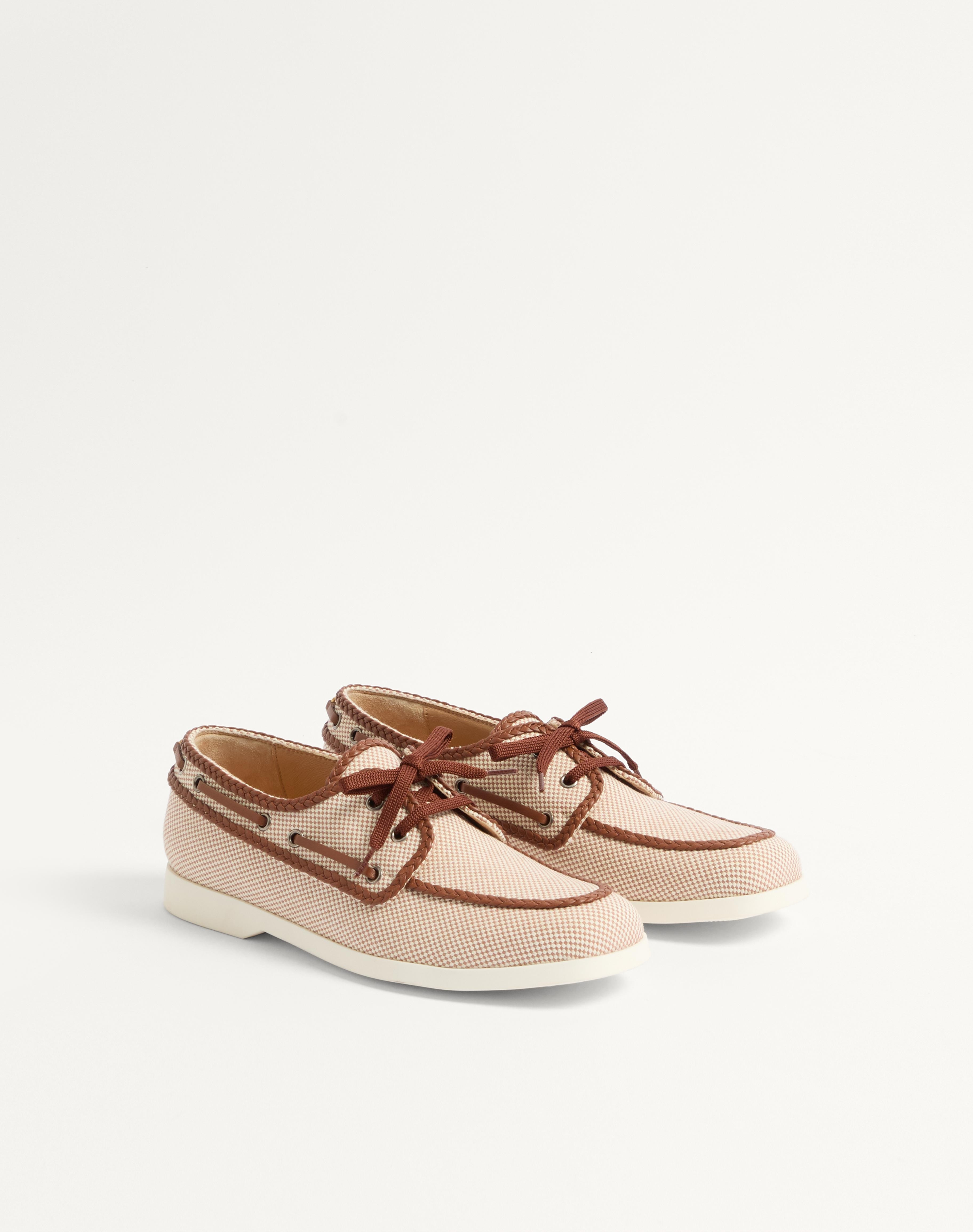 PALM AVENUE CANVAS AND NAPPA BOAT SHOE - 3