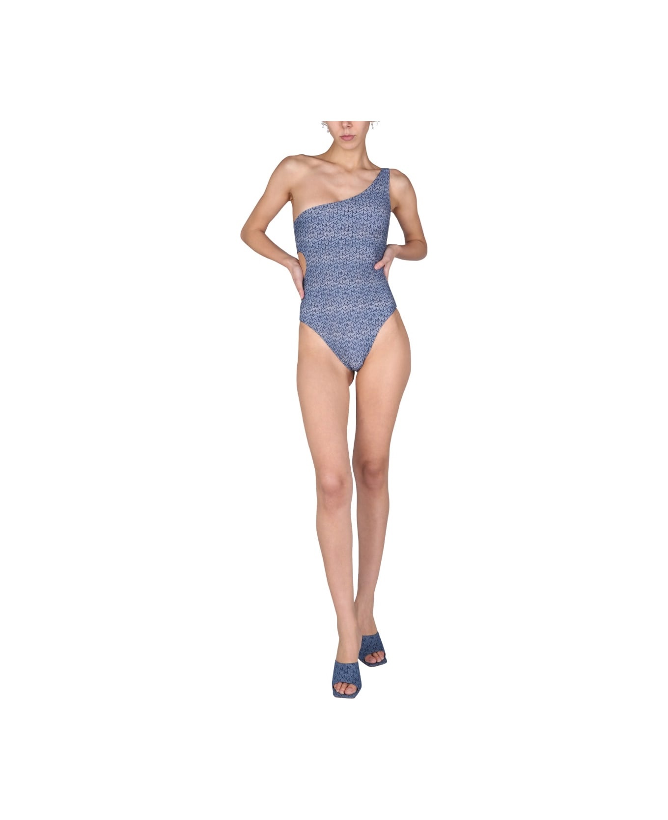One Piece Cut-out Swimsuit - 2