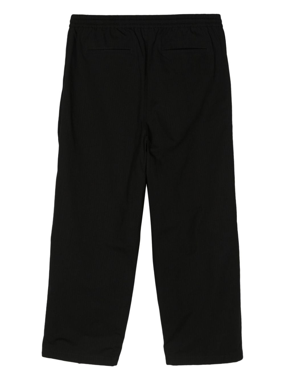 drawstring-waist zipped trousers - 2