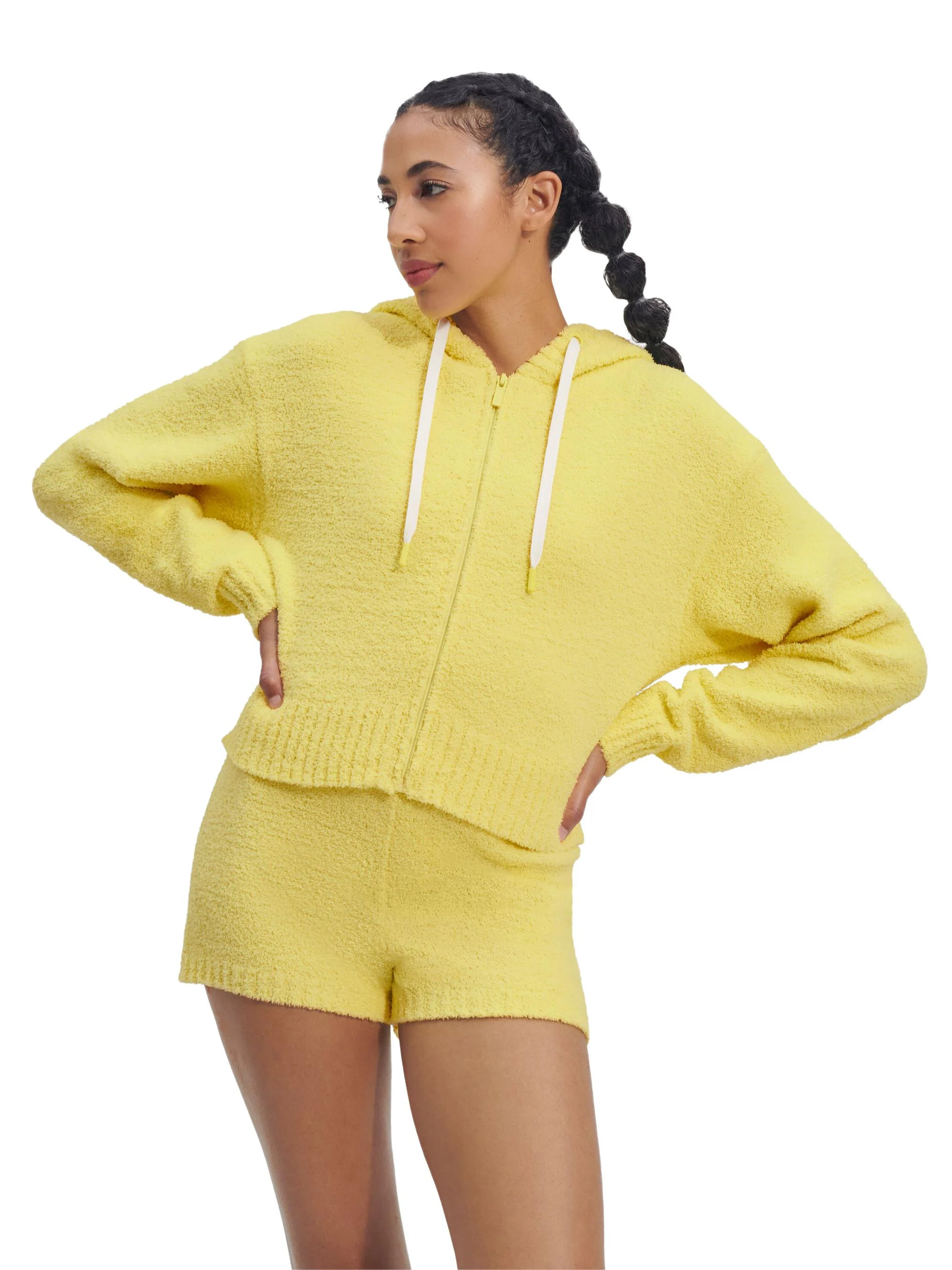 Women's Hana Zip Hoodie - Pale Lily - 1