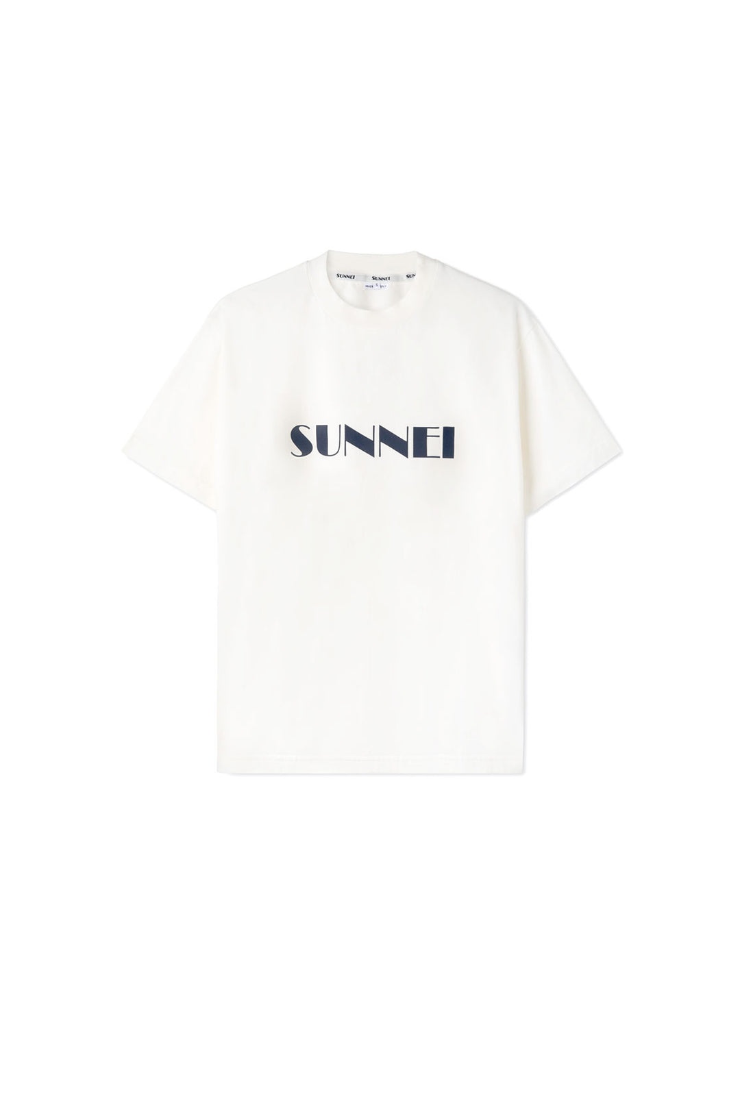 WHITE T-SHIRT WITH LOGO - 1