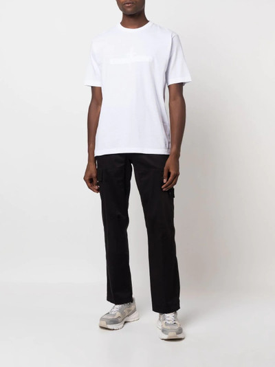 Stone Island logo-embroidered cotton T-shirt outlook