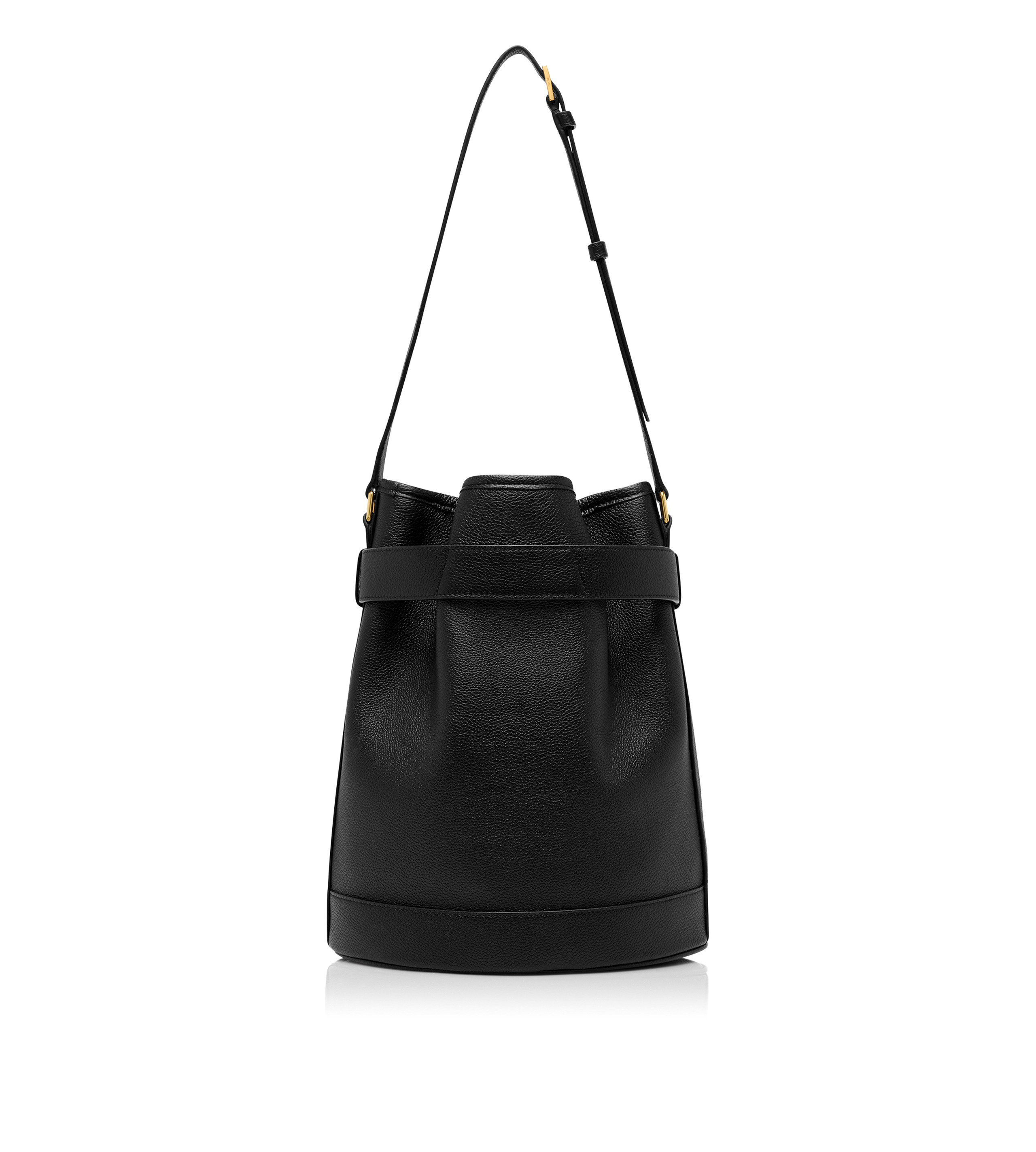 GRAIN LEATHER TARA MEDIUM BUCKET - 3