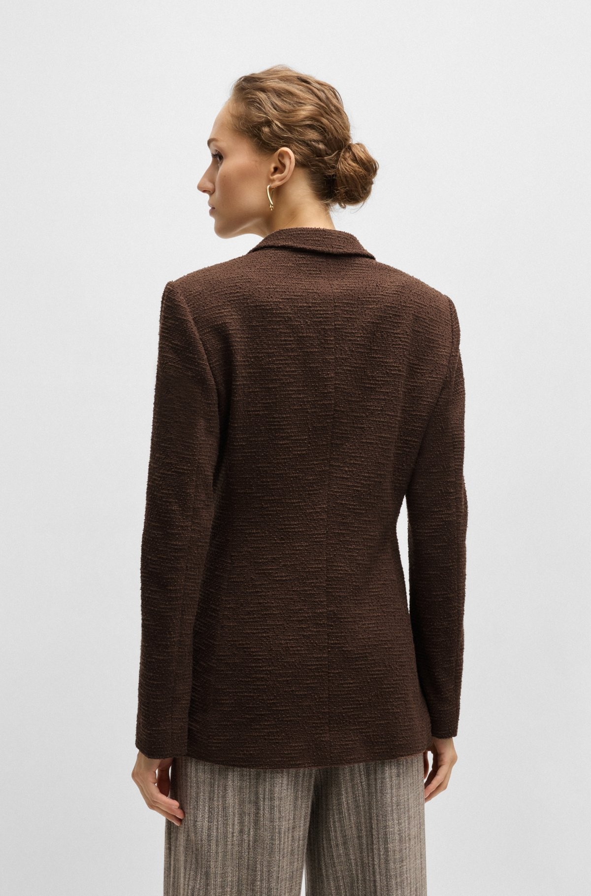 SLIM-FIT JACKET IN TWEED - 4