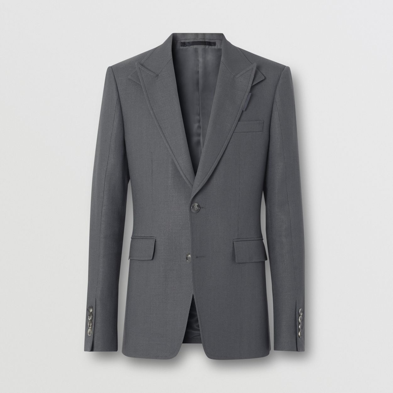 Panel Detail Wool Ramie Tailored Jacket - 1