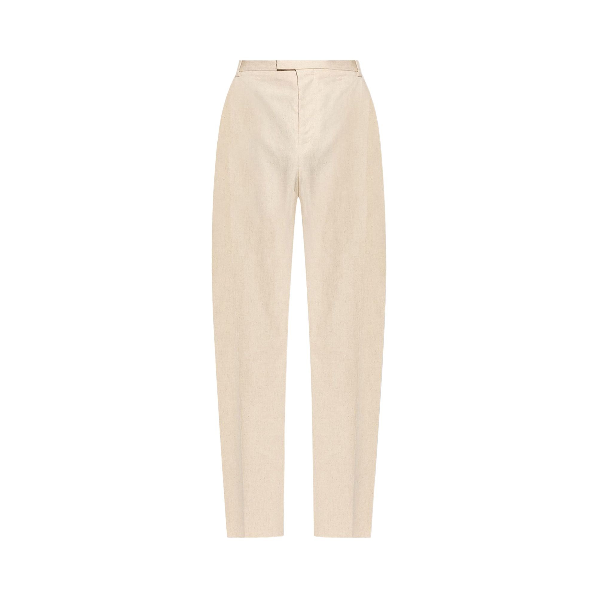 Bottega Veneta Poplin Weave Tailored Pants 'Beige' - 1