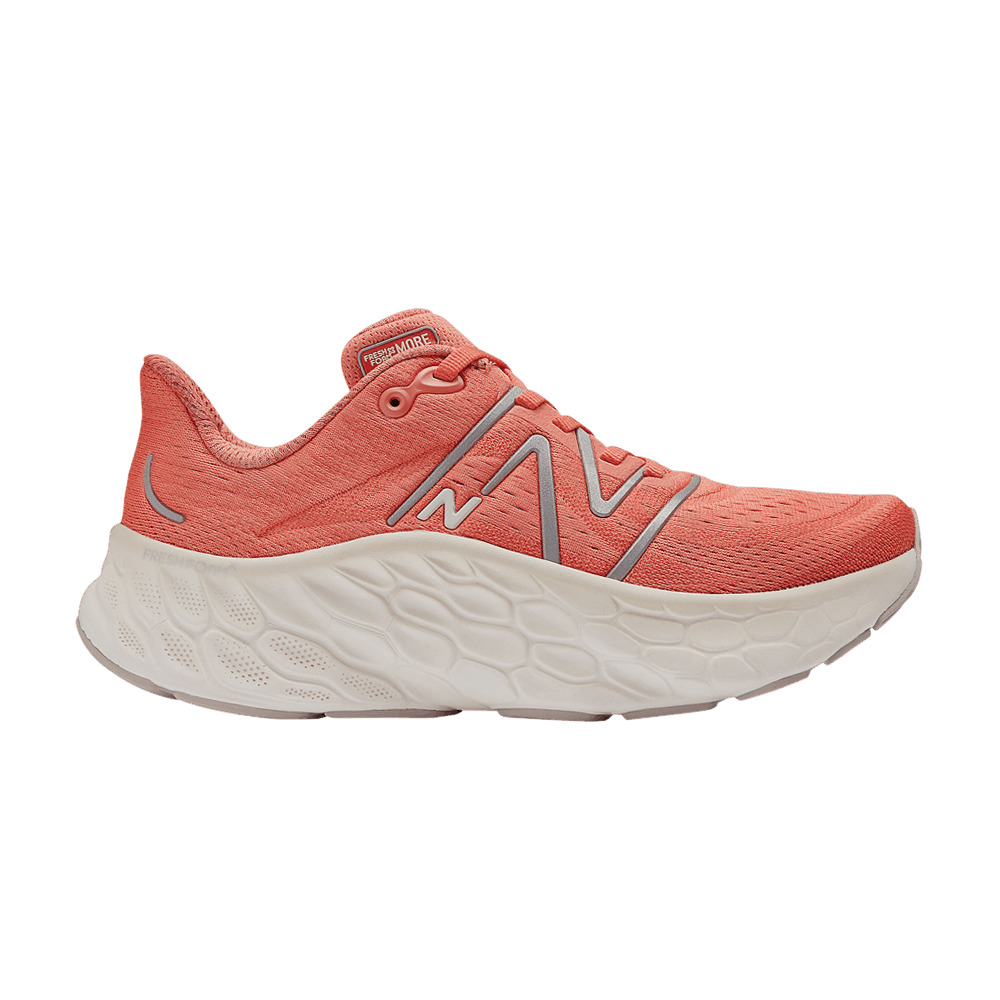 Wmns Fresh Foam X More v4 'Gulf Red Silver Metallic' - 1