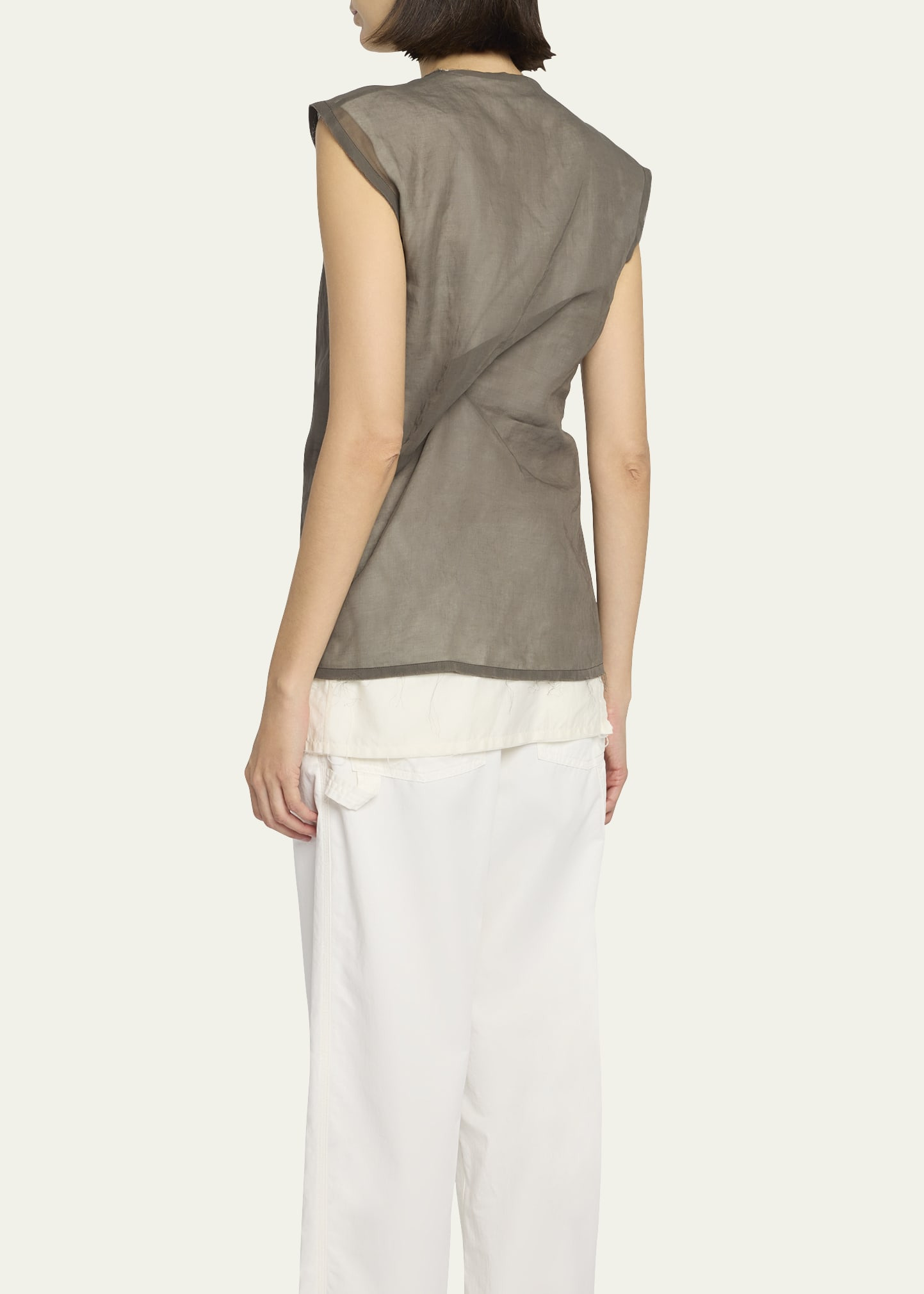Inawa Draped Layered Sleeveless Top - 3