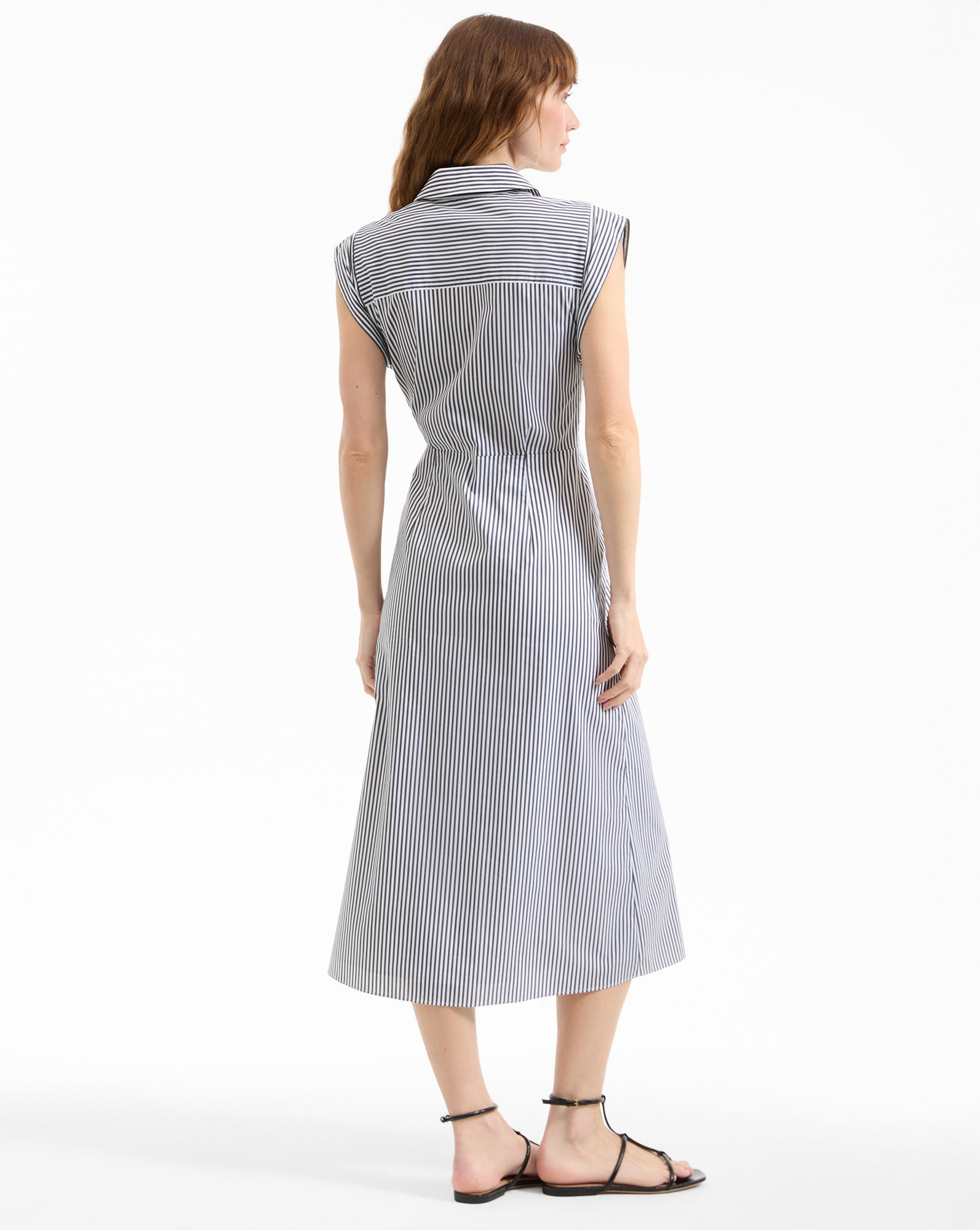 HAYDON SLEEVELESS MIDI SHIRTDRESS - 5