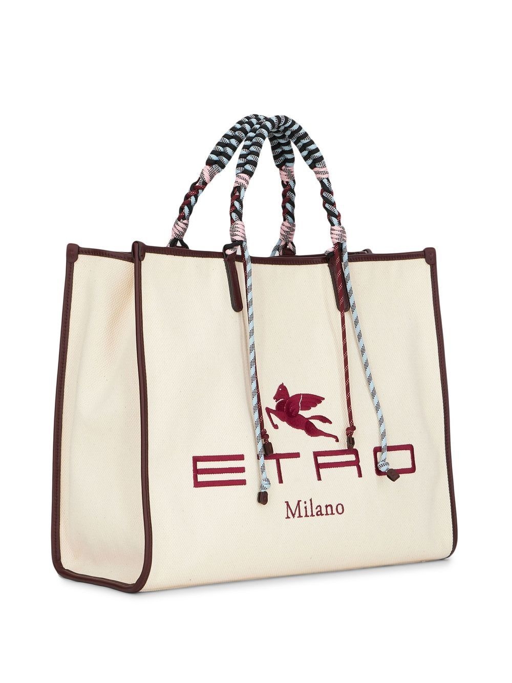 logo-embroidered tote bag - 4