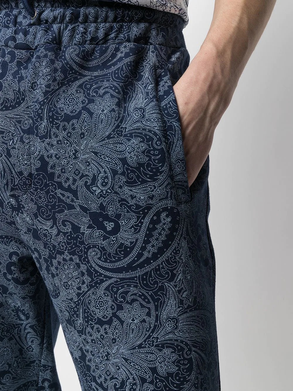 high-rise paisley-print track pants - 5