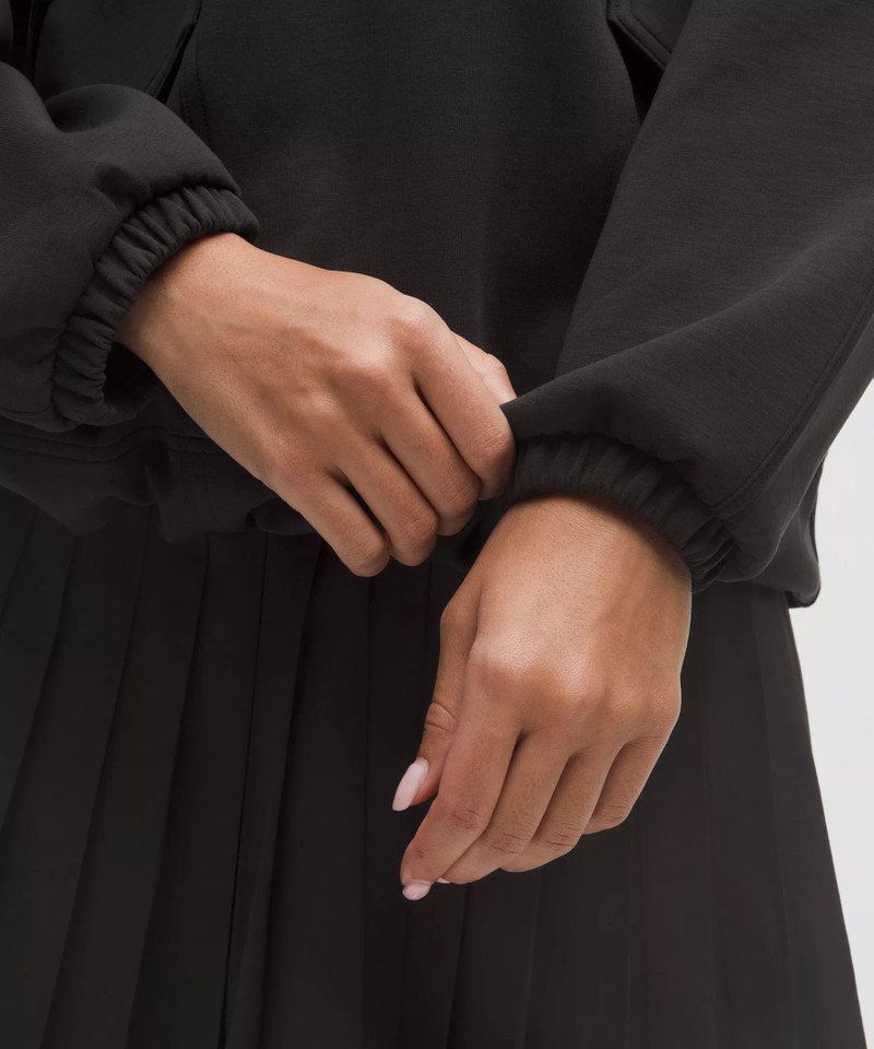 Cotton-Blend Double-Knit Oversized Hoodie 7