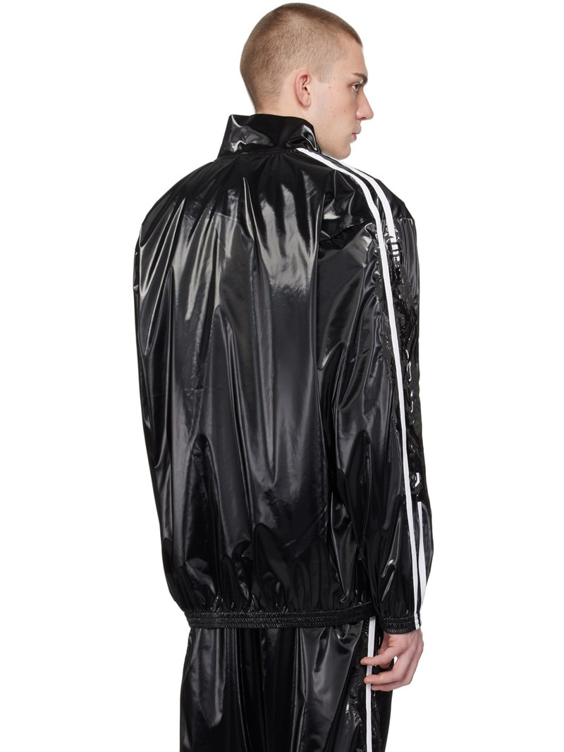 Black Embroidered Track Jacket 3