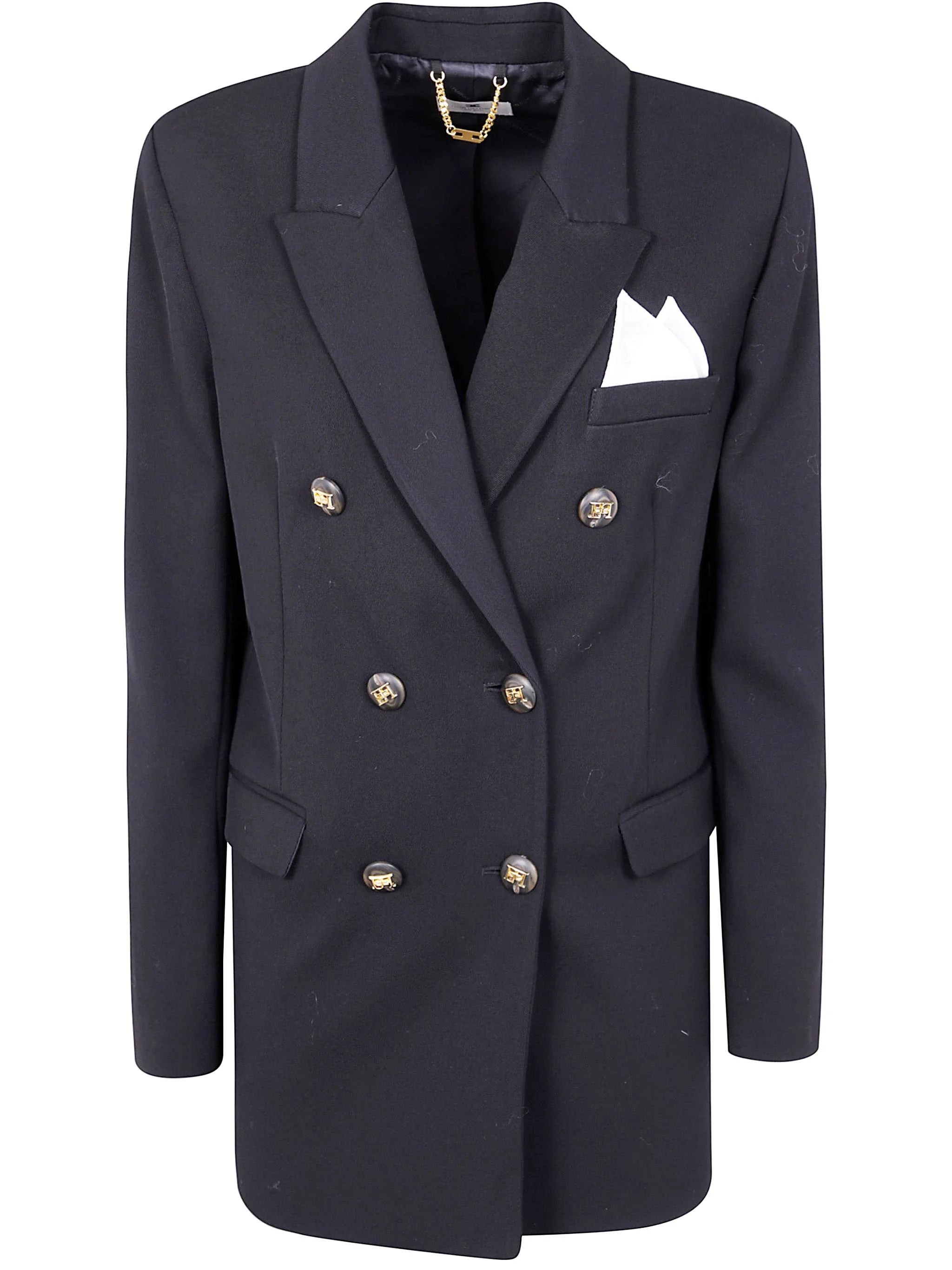 Introducing the 'DOUBLE BREASTED JACKET', a stunning piece from the renowned brand ELISABETTA FRANCH - 1