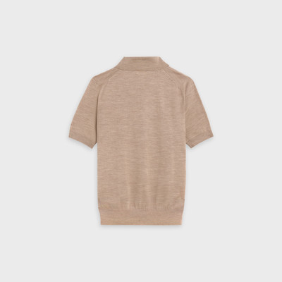 CELINE SHORT-SLEEVED POLO SHIRT IN MERINO WOOL outlook