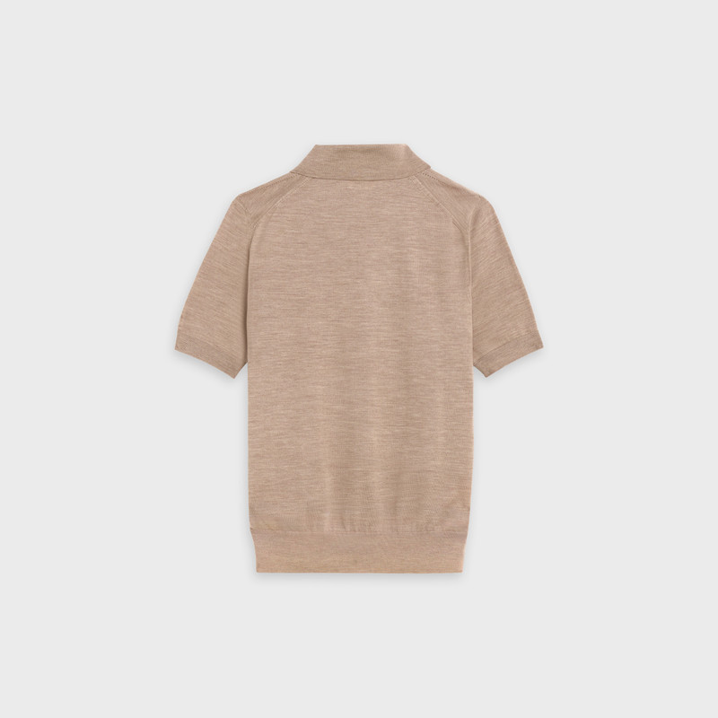 CELINE SHORT-SLEEVED POLO SHIRT IN MERINO WOOL outlook