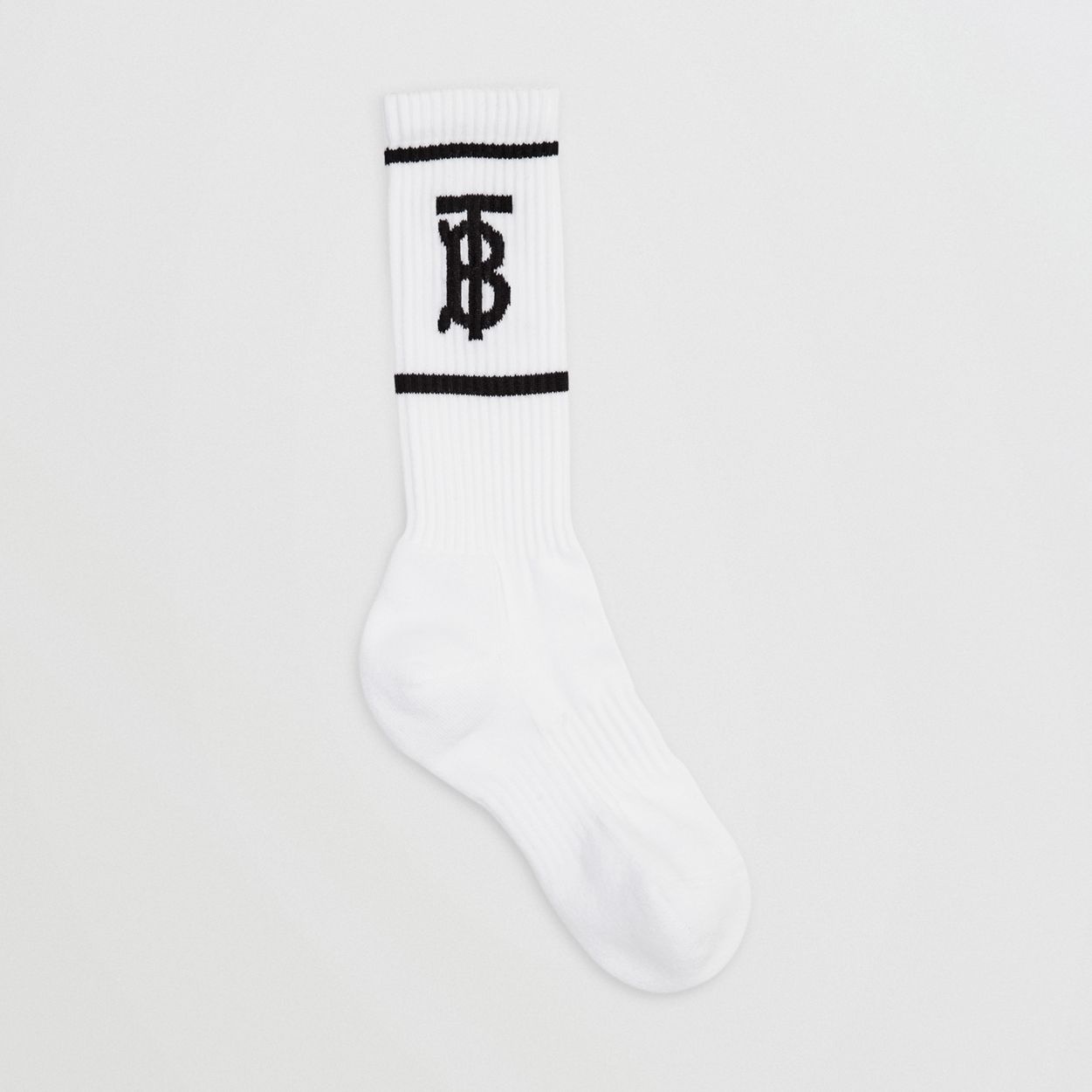 Monogram Motif Intarsia Cotton Blend Socks - 1