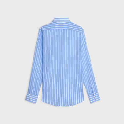 CELINE loose shirt in striped cotton outlook