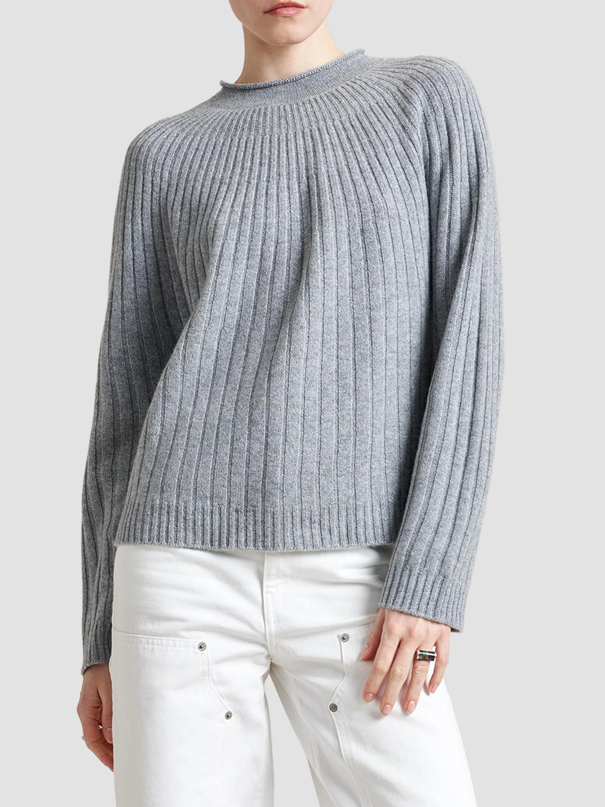 Women's Abel Sweater - Grey - 1