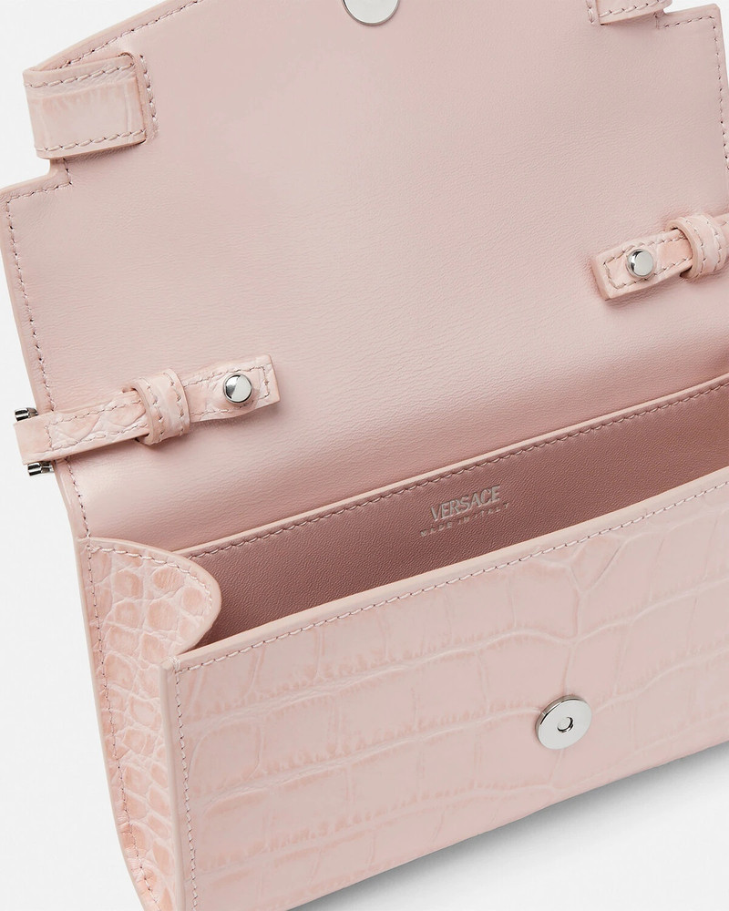 Croc-Effect Medusa '95 Crossbody Bag 5