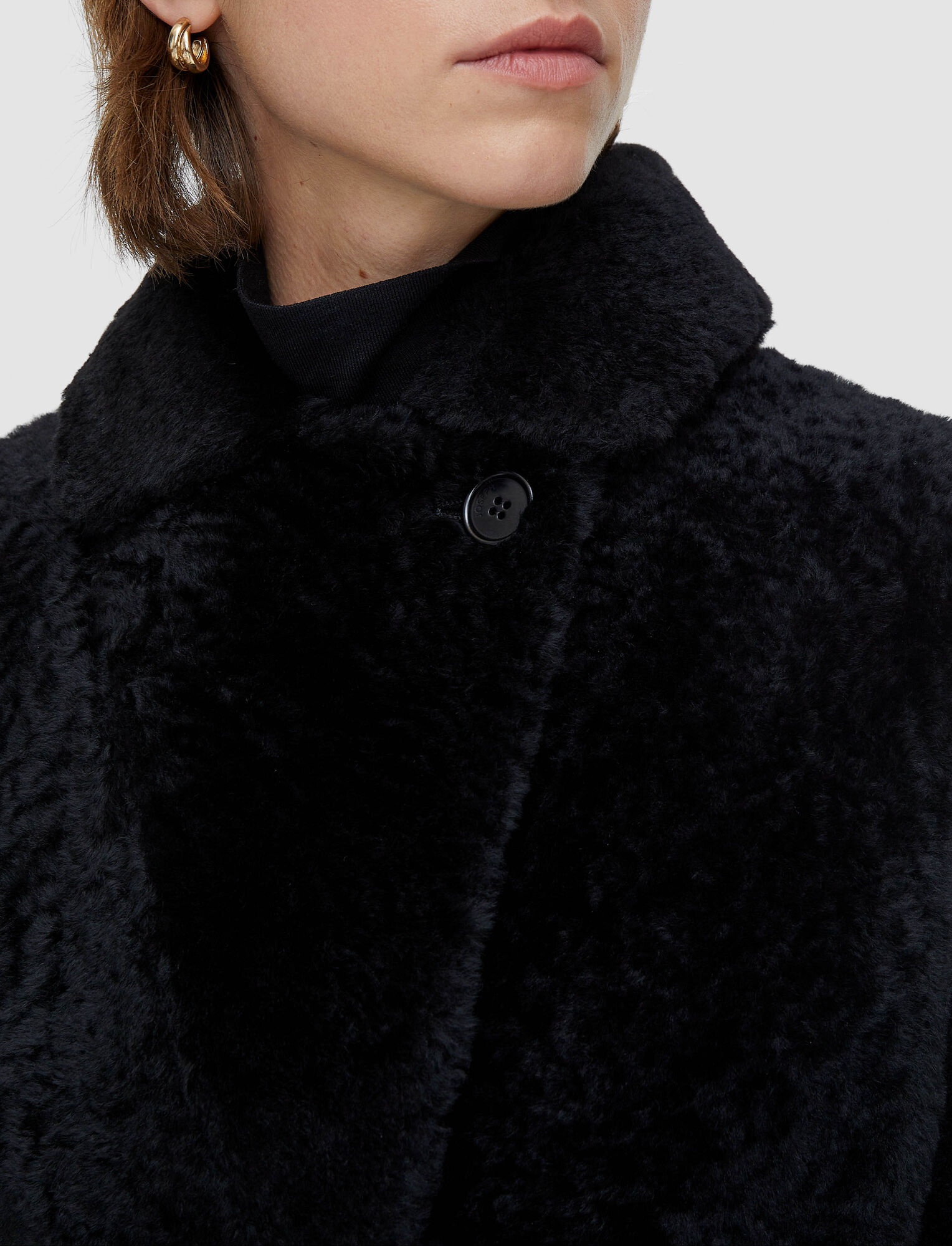Reversible Shearling Leman Coat - 4