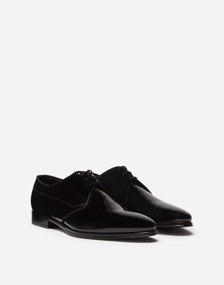 Patent leather derby shoes - 2