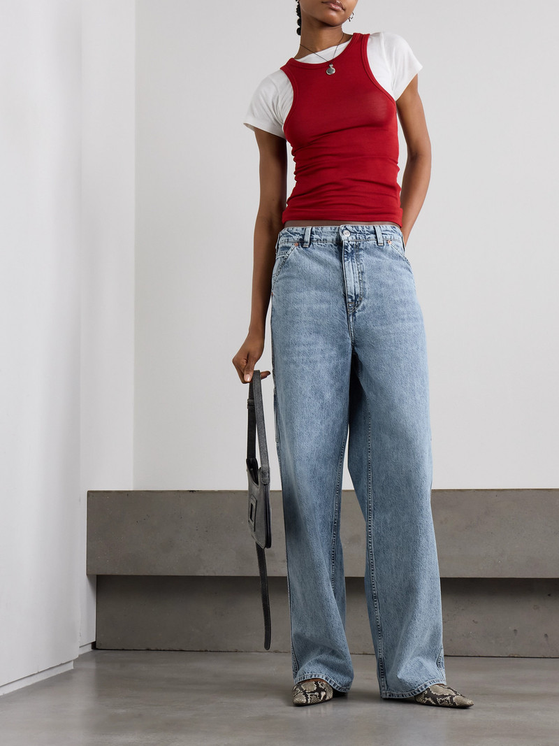Our Legacy Trade Mid-rise Wide-leg Jeans outlook