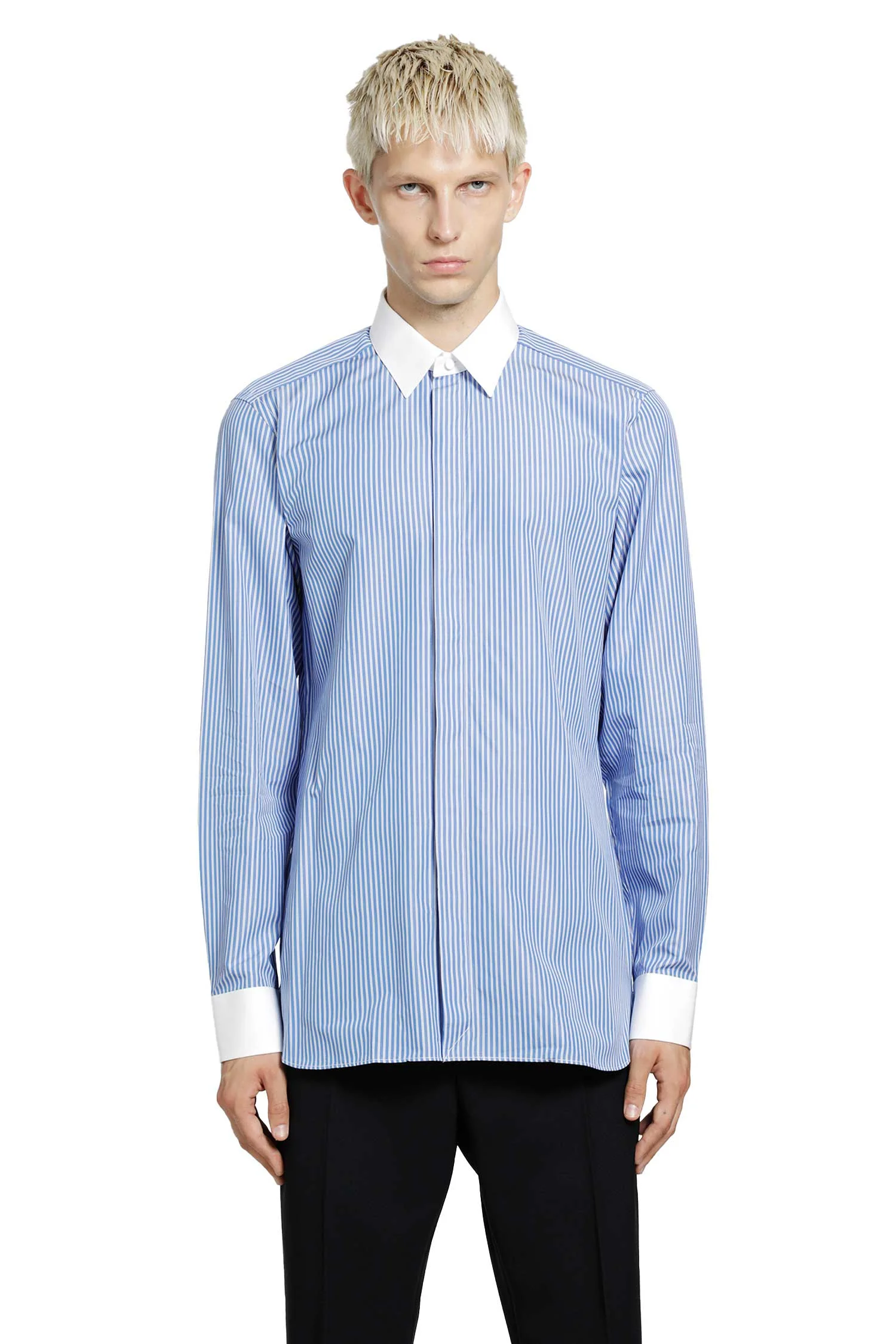 Poplin Stripe Classic Fit Shirt - 1