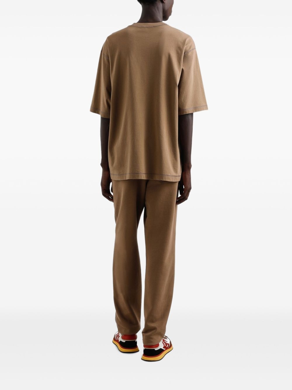 logo-embossed track pants - 3