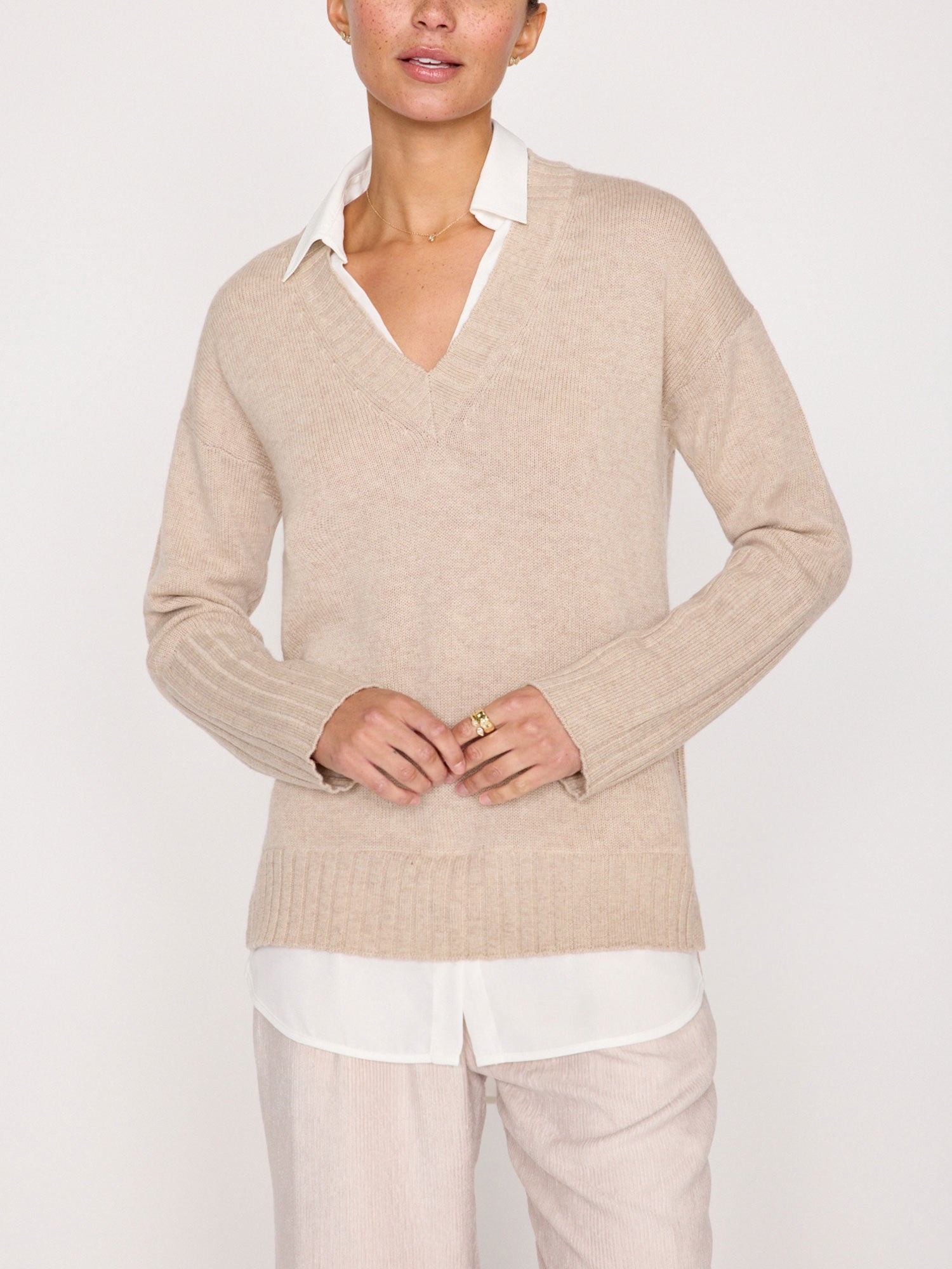 The Tatum Layered V Neck Looker - 4