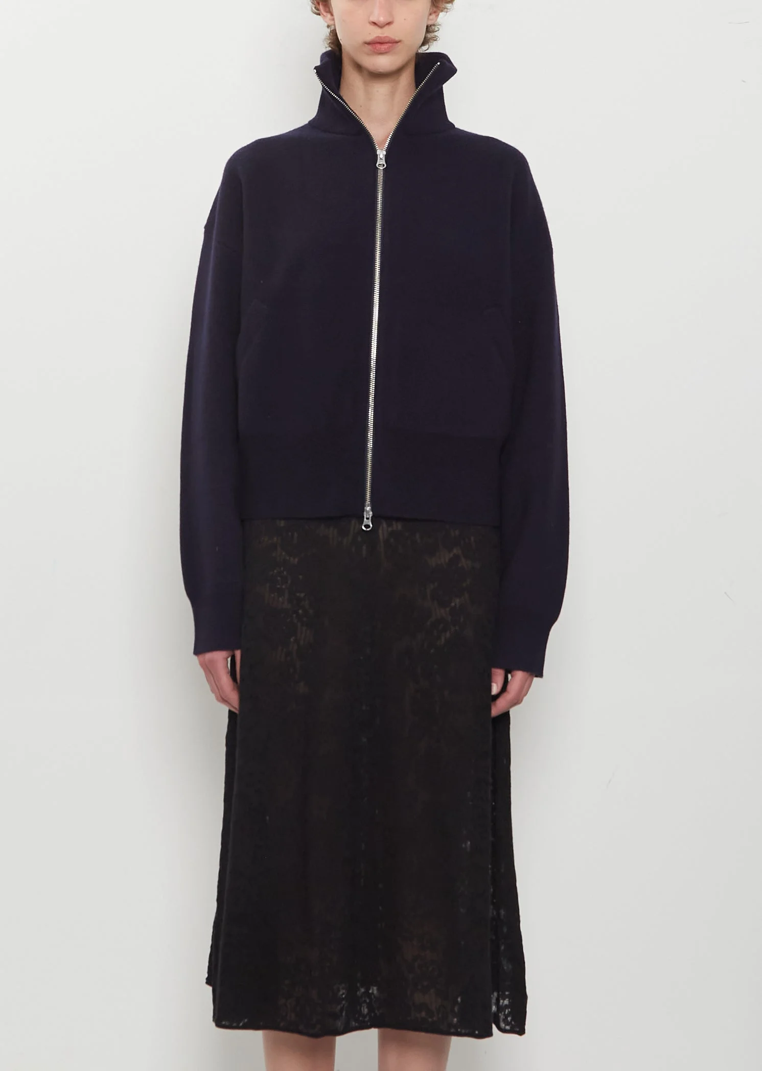 n°385 Xtra Cute Cashmere Zip Cardigan - 1