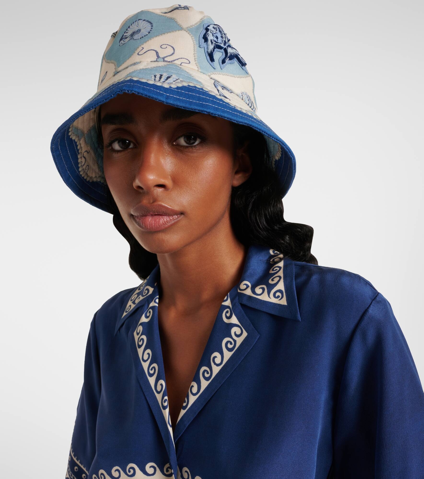 Pia linen bucket hat - 2
