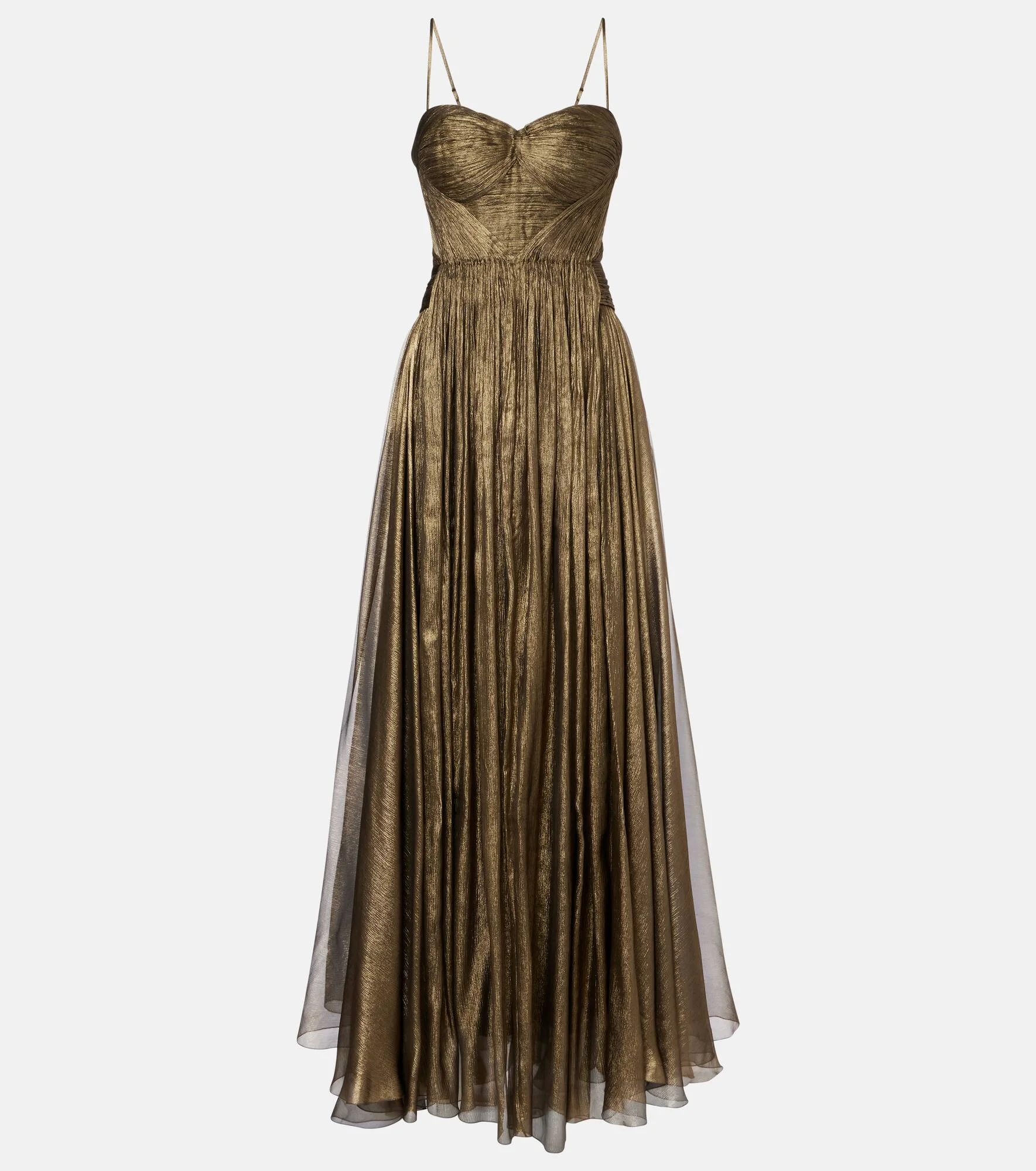 Allar cutout silk mousseline gown - 1